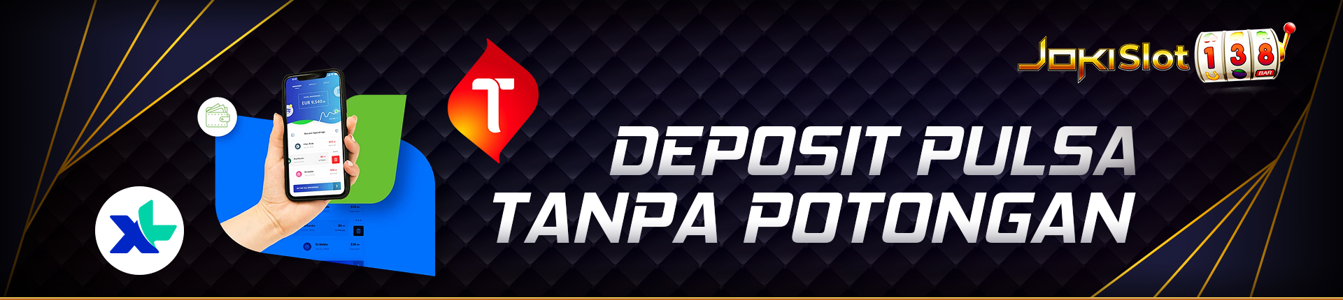 DEPOSIT PULSA TANPA POTONGAN
